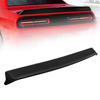 Rear Spoiler w/Camera Hole Gloss Black Fits For 08-22 Dodge Challenger Hellcat
