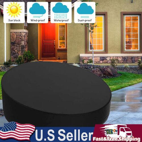 Waterproof Heavy Outdoor Sofa Furniture Cover Day Bed Garden Patio Round - Picture 1 of 12