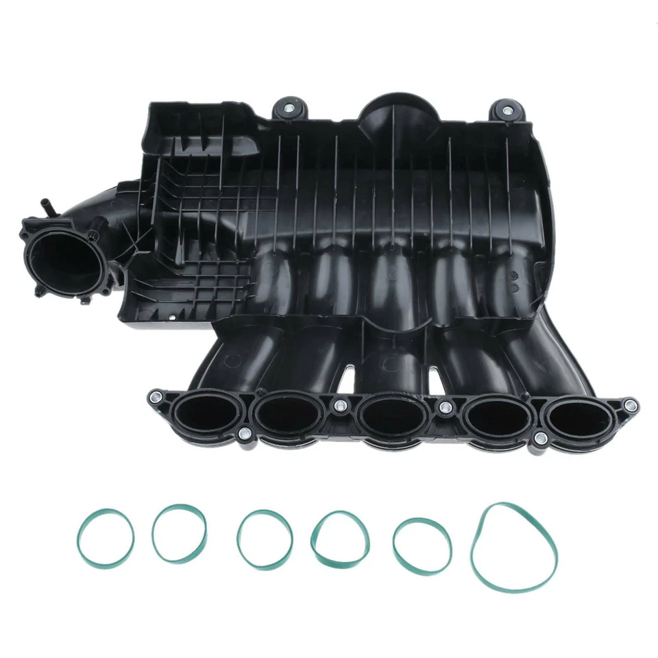 Engine Upper Intake Manifold w/ Gasket for Volvo S40 V50 2005-2010 2.4L 30646518 - Image 2 of 4