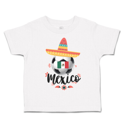 Toddler T-Shirt Mexican Mexico America Cup Boy & Girl Clothes Cotton