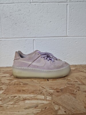 Nike Air Force Sage Low Lilac Purple Suede Trainers Size UK  AR5409-500 UK