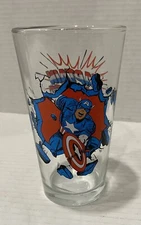 2011 Marvel Comics Collector Pint Glass CAPTAIN AMERICA ICUP Inc. Break Out