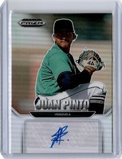 2022 Prizm Draft Picks Silver Refractor Juan Pinto Auto (B73) A4 Mariners