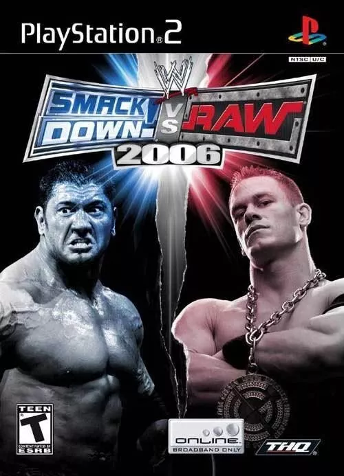 JOGO PS2 SMACKDOWN VS RAW 2006 - USADO