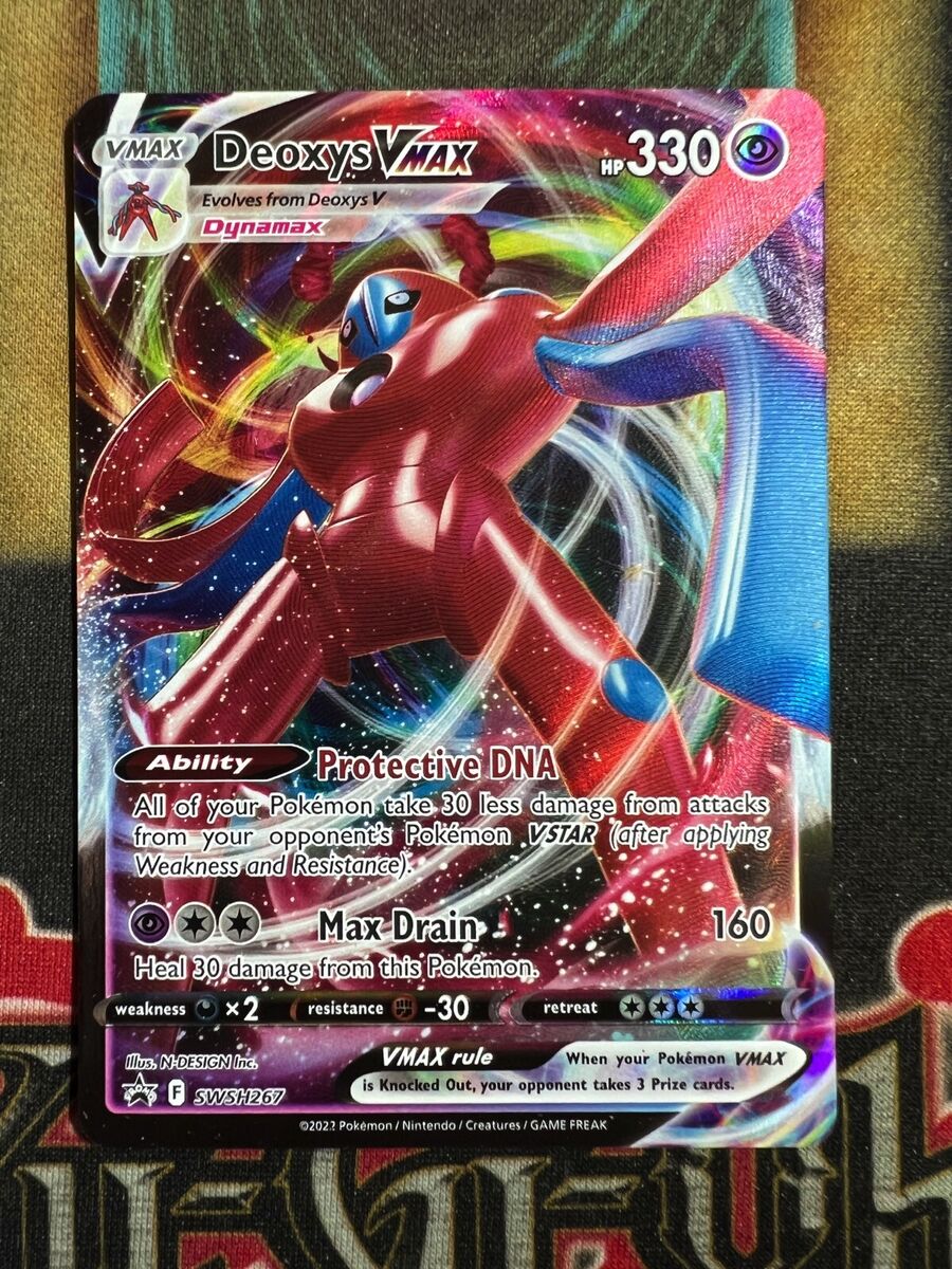 PSA 9 - Pokemon Card Promo #SWSH267 - DEOXYS VMAX (holo-foil) - MINT:   - Toys, Plush, Trading Cards, Action Figures & Games online  retail store shop sale