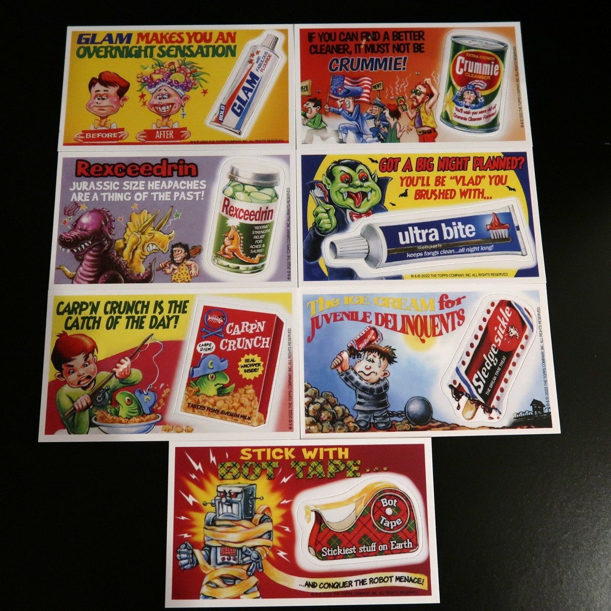 2022 Topps Wacky Packages Wonky Ads Series 2 Complete Variation