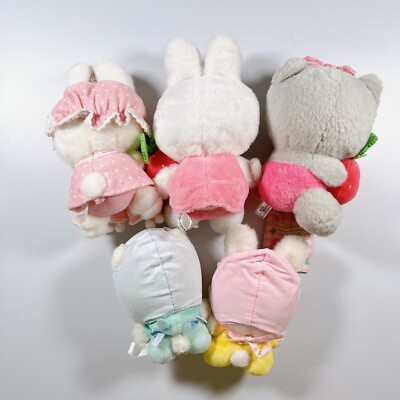 Sanrio Nya Ni Nyu Nye Nyon Cheery Chums lot 5 Mascot Plush Baby