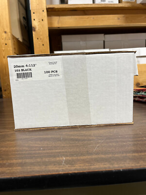 20mm Black 4:1 Pitch Spiral Binding Coil - 100pk Black 12 inch