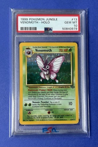 1999 Pokemon Jungle Venomoth-Holo 13