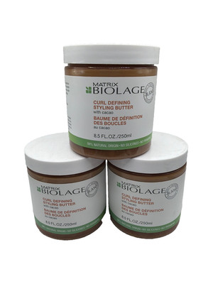 (3) Matrix Biolage RAW Curl Defining Styling Butter - 8.5 oz