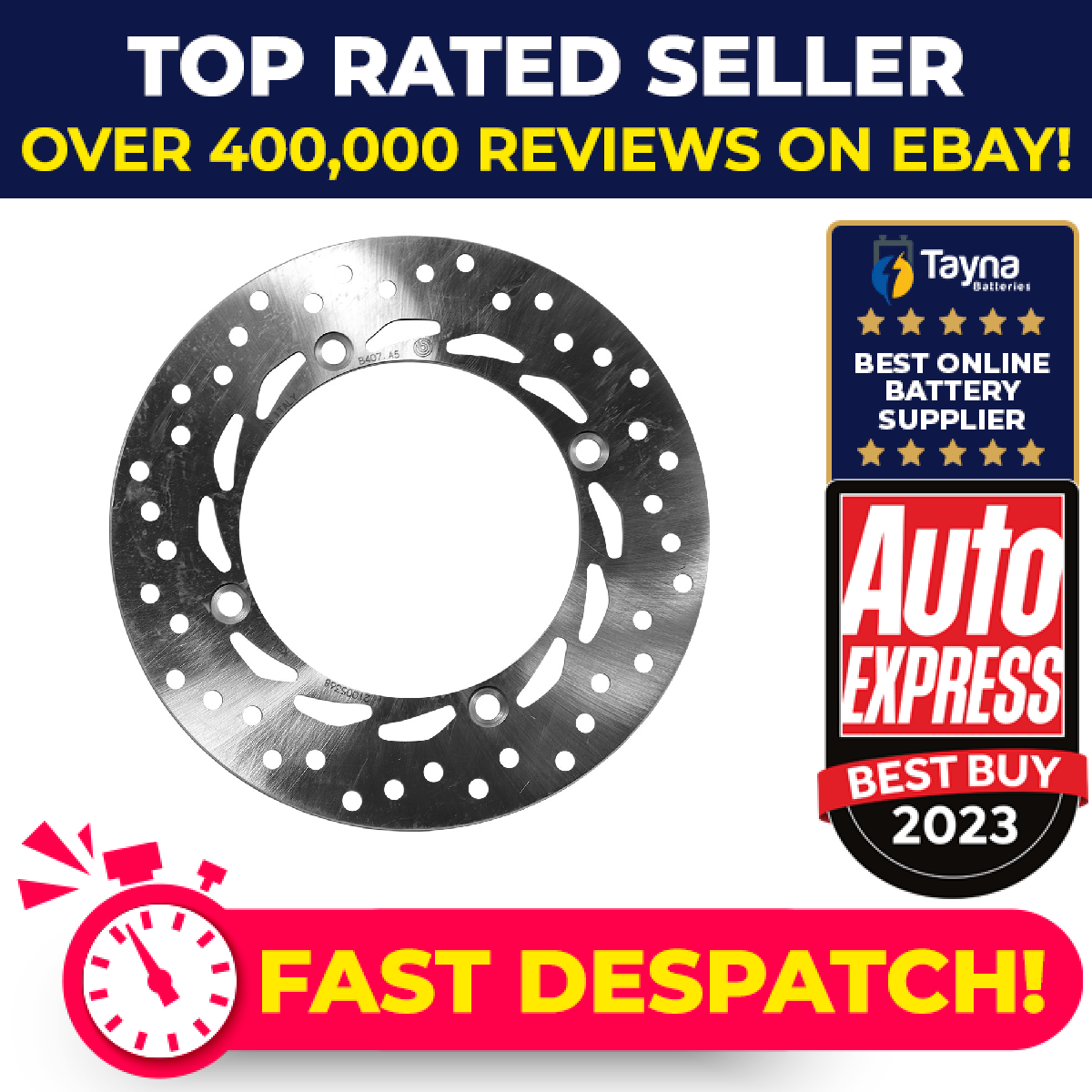 Motorcycle Brake Disc 68B407A5 Brembo Genuine Top Quality Guaranteed New