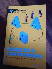 Riddles And Conundrums Mensa Puzzle Book Robert Allen