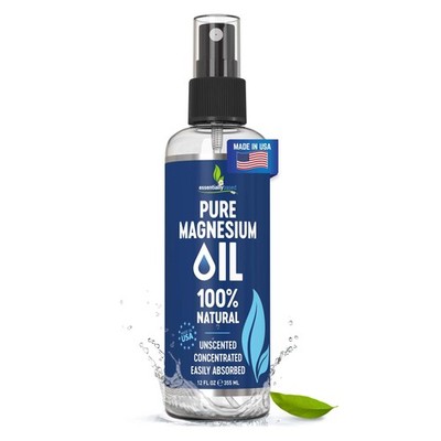 Pure Magnesium Oil Spray 12oz - Topical Magnesium Spray for Sleep & Feet - Extra