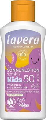 lavera Sonnenlotion Sensitiv KIDS Sonnencreme LSF 50 wasserfest vegan 100ml