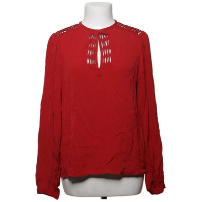 Diane von Furstenberg, Bluse, Größe: 36, Rot, Seide, Einfarbig, Damen #Wgv