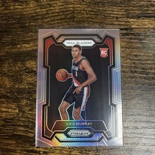 Kris Murray 2023-24 Prizm Silver Base Rookie Card #142 - Blazers
