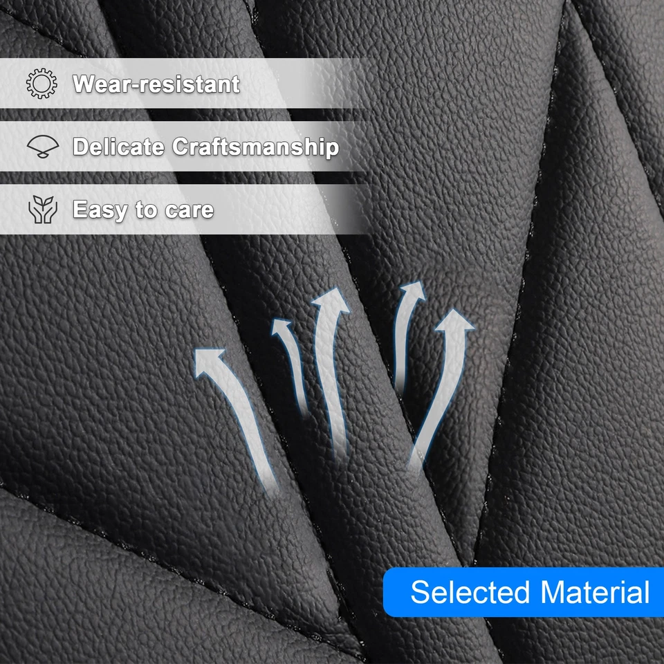 Protector de asiento delantero y trasero de cuero PU para Chevrolet Trax Malibu Foto 4 de 4