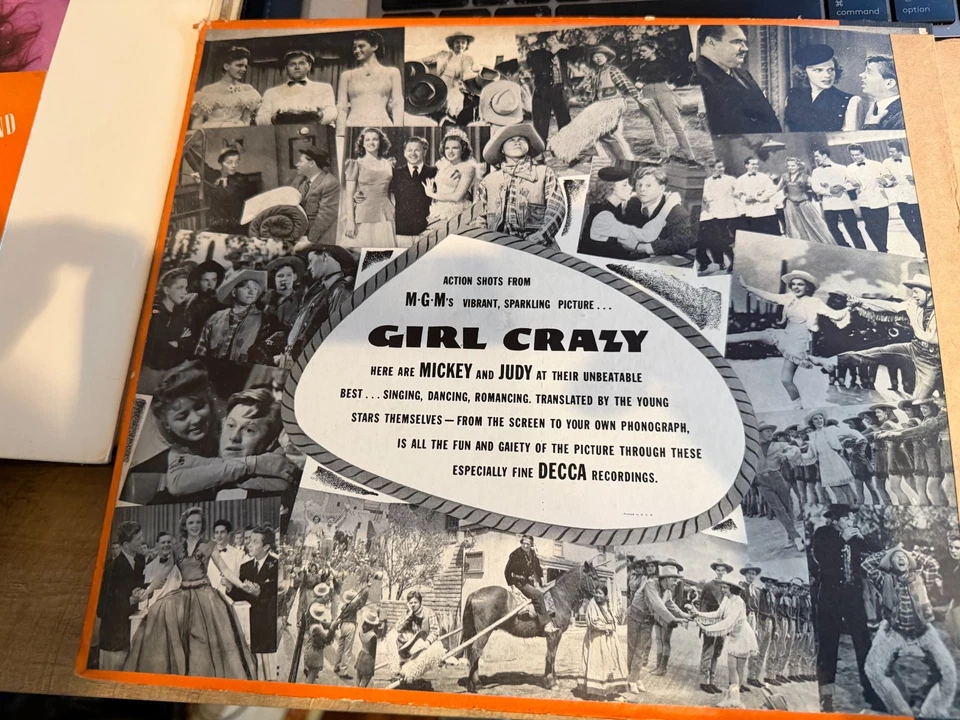 Girl Crazy 1944, Decca Records, 78 box set w/ pamphlet, Rooney & Judy Garland — 第 4/4 张图片