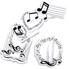 12 Pads 600 Sheets Music Themed Sticky Notes Music Gifts Funny Sticky Note Pa...