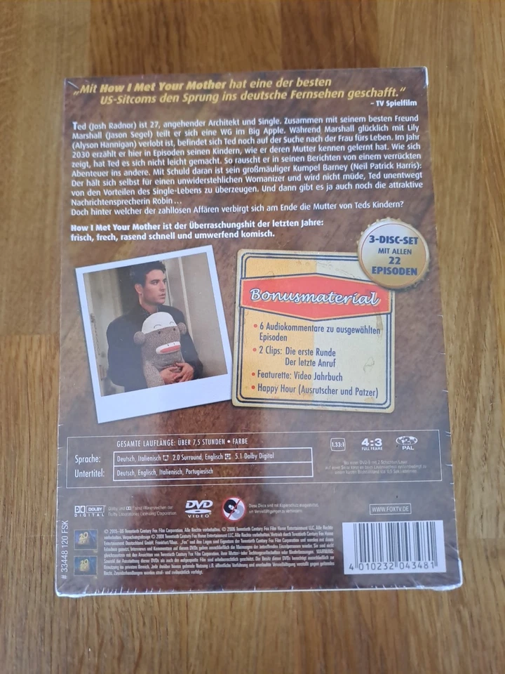How I Met Your Mother Staffel 1 (DVD) Neu und Ovp - Bild 2 von 2