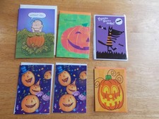 Lot Of 6 New Halloween Cards Envelopes Some Hallmark