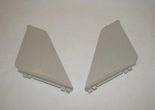 G.I. JOE (1983) SKYSTRIKER ~ REAR STABILIZER WINGS ~ TAIL FINS JET PARTS GI JOE