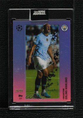 2023-24 Topps Total Football Collector #99 28/99 Erling Haaland #237 14dq