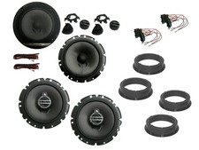 Pioneer Lautsprecher Set für VW Polo AW Bj 11.17 - 22 Tür Vorne hinten 550 Watt