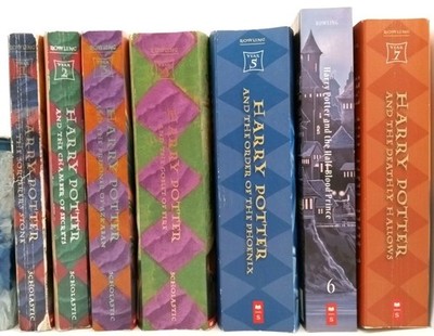 Harry Potter Complete 7 Book Paperback Set J.K. Rowling Full Series 1-7
