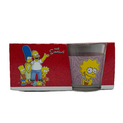 2x Simpsons Gläser Lisa Simpson 2014 - Glas Trinkglas 2er Set - NEU & OVP 