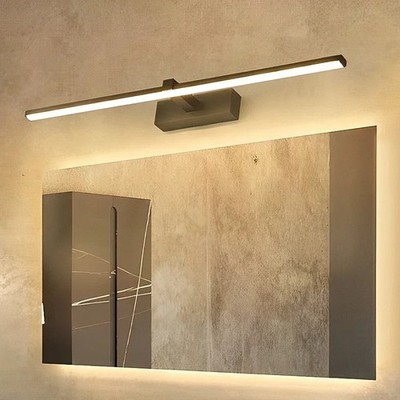 Moderne LED Wandleuchte Bad Waschtischleuchte über Spiegel Lampe Aluminium
