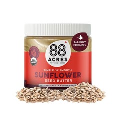 Organic Sunflower Seed Butter, 14 oz Jar, 2 Pack, Butter Spread with 5g Plant...