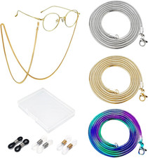 Eyeglass Chain for Women Stylish,Stainless Steel Glasses Strap for Men Women,Eye