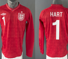 England Joe Hart Jersey Euro 2012 Football Goalkeeper Shirt Mens Size Adult S