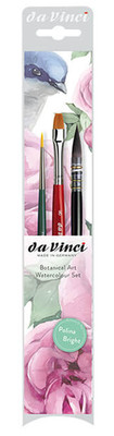 da Vinci - Botanical Art Watercolour Pinselset 