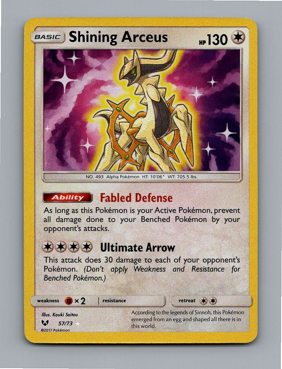 Pokemon Shining Arceus 57/73 Shining Legends NM-M