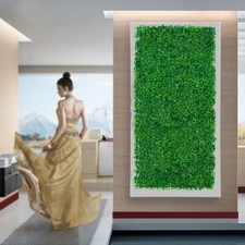 NEW Artificial Boxwood Panel 12pcs 60x40x4cm Grass Hedge Wall Mat For Fence SALE