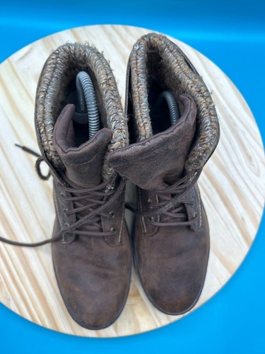 Cliffs by White Mountain Keegan Ankle Boot Women's Sz 8.5M Brown Leather Lace - Picture 4 of 7