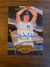 2005 SPARKY LYLE PAST TEAM PENNANTS #SL (FREE BV-$15) CARD.