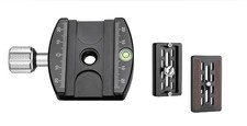 Leofoto LHC-60 60mm Screw-Knob Clamp With QP-70N 70mm Plate Arca Compatible