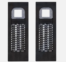 2x uPVC Replacement Door Handles Spring Cassette Pair Hoppe Stop Sagging Handle