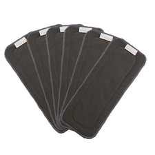 ALVABABY Reusable 5 Layers 6 Pack Inserts for Baby Cloth Diaper and Cloth Dia...