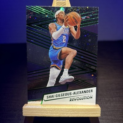 2024-25 Panini Revolution Shai Gilgeous-Alexander #8 Green Cosmo /75