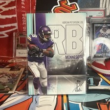 2024 Topps Signature Class #31 Adrian Peterson Teal #/225