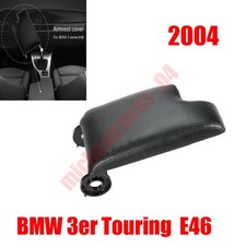 Für BMW 3er Touring 2004 E46 Schwarz PU-Leder  Auto Mittelarmlehne Abdeckung