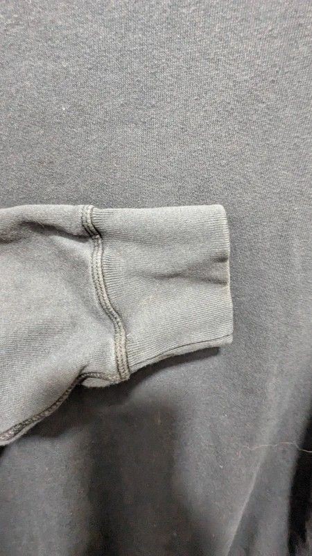 Hartford Paris Heavyweight Cotton Sweatshirt Navy L Made in Portugal image 6