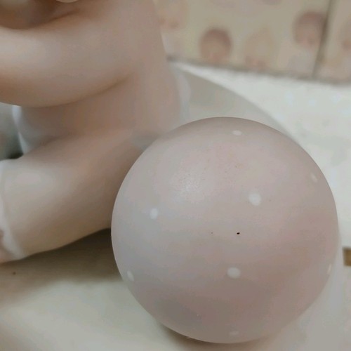 Enesco Precious Moments Heaven Bless You Baby Music Box Brahms Lullaby 4.5” VTG - Picture 12 of 17