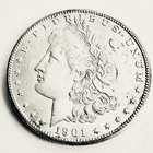 1901-S  MORGAN SILVER DOLLAR  "RARE DATE" NICE COIN