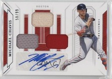 2019 Panini National Treasures 58/99 Michael Chavis #GGS-MC Auto ia4
