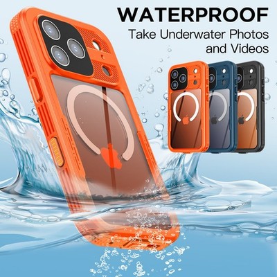 Wasserdichte Hülle für iPhone 17 Pro Max 17 Pro MagSafe Robust Stoßfest Cover